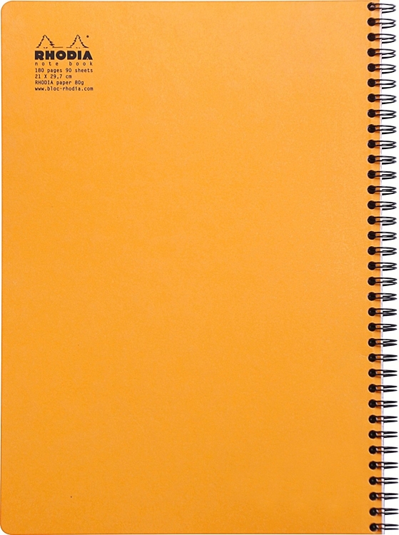 193108C Rhodia Wirebound Notebooks - Orange