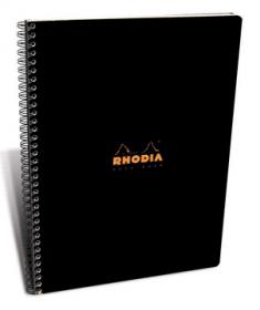 193009C / 193109C Rhodia Wirebound Notebooks - Black