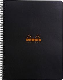 193109C Rhodia Wirebound Notebooks - Black