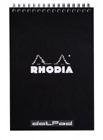 165039C Rhodia Wirebound Notepad - Black
