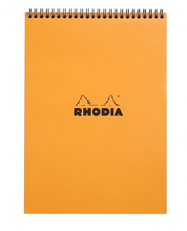 18501C Rhodia Wirebound Notepad - Orange