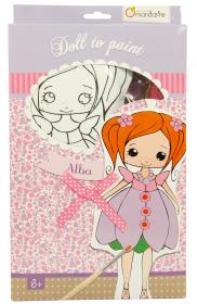 42795 Avenue Mandarine Cloth Doll Painting Kits "Alba" (closed)