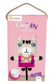 52654 Avenue Mandarine Little Couz'in Sewing Kit "Tina the Cat"