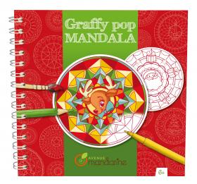 GY029 Avenue Mandarine Graffy Pop Mandala "Christmas"