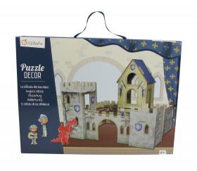 PU003 Avenue Mandarine 3D Puzzle Decor "Knight's Castle" closed