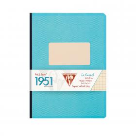195746 Clairefontaine Clothbound Notebook "1951" - urquoise