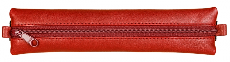 77038C Red Leather Pencil Case Top