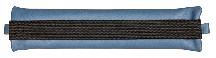 77039C Blue Leather Pencil Case Bottom