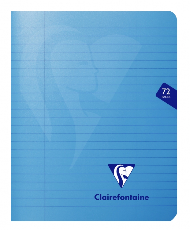 300363C Clairefontaine Mimesys Staplebound Notebook - Blue