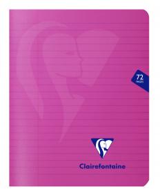 300363 Clairefontaine Mimesys Staplebound Notebook - Rose
