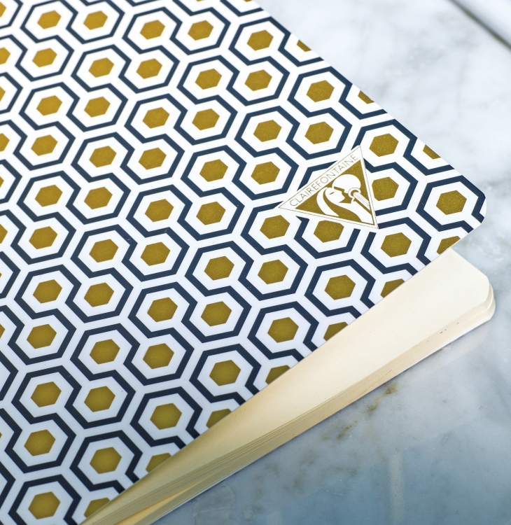 192636C Clairefontaine Neo Deco Notebook - Honeycomb amb2