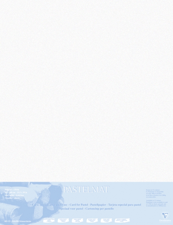 Pastelmat Board White 396010C 