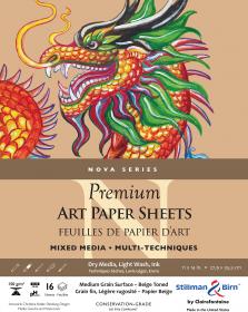391210, 391214 NOVA Beige Art Paper Sheets