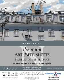 492210, 492214 NOVA Grey Art Paper Sheets