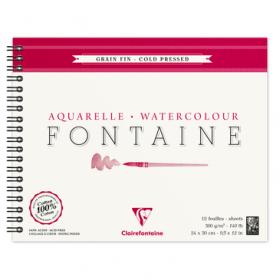 96314C Clairefontaine Fontaine Watercolor Paper Cold Pressed 300g