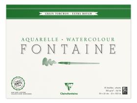 96430C Clairefontaine Fontaine Watercolor Paper Rough 300g