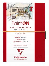 975181 Clairefontaine Paint'ON Mixed Media Journal - White Paper