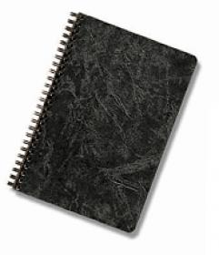 78596C Clairefontaine Basic Wirebound Notebook - Black