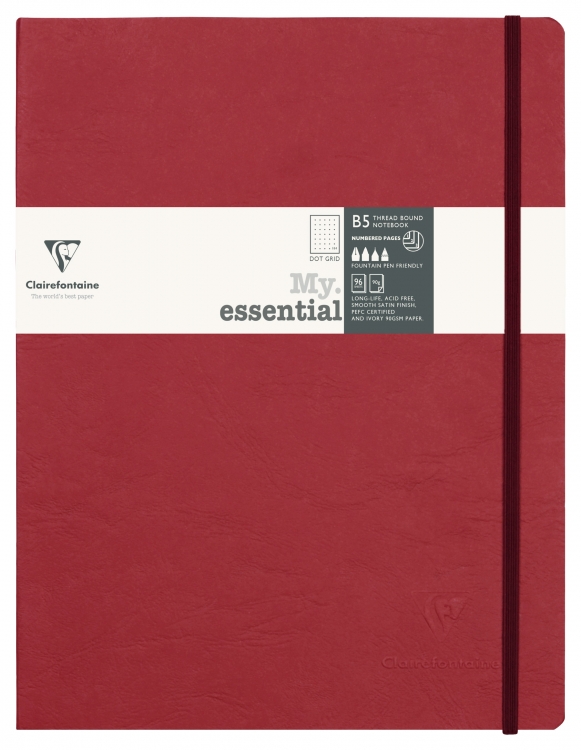 794432C "My Essential" Notebook - Red