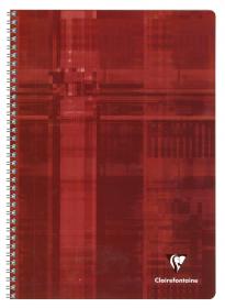 68141C - 68142C - 68145C Clairefontaine Classic Wirebound Notebook - Red