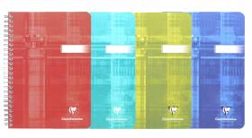 8536C - 8546C - 8542C Clairefontaine Wirebound Notebooks - 6 x 8 ¼ - Assorted colors
