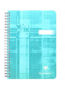 8536C - 8546C - 8542C Clairefontaine Wirebound Notebooks - 6 x 8 ¼ - Turquoise