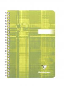8536C - 8546C - 8542C Clairefontaine Wirebound Notebooks - 6 x 8 ¼ - Green