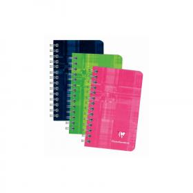 8586C Clairefontaine Classic Wirebound Notebook - Assorted colors