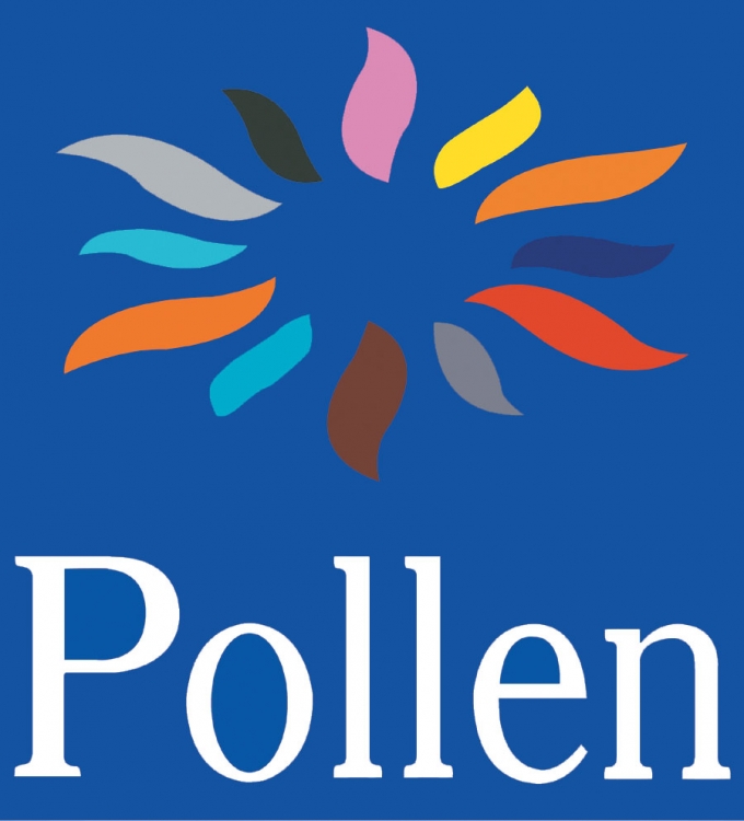 Pollen logo blue