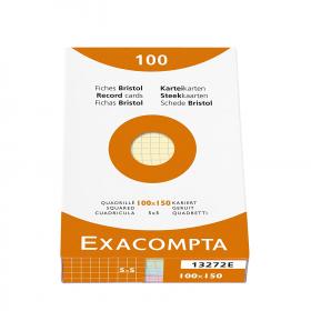 13272 Exacompta Index Cards - Graph 100 cards 