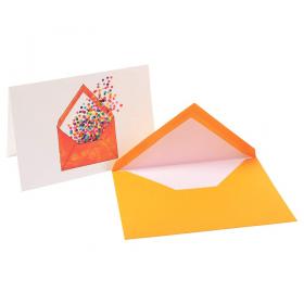 60805L G. Lalo Straight-Edge Fold Over Card - Envelope