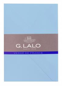 21402L G. Lalo "Vergé de France" Envelopes - Blue