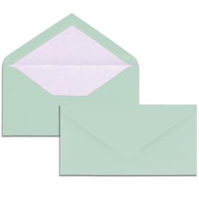 22707L G. Lalo "Vergé de France" 25 envelopes matching 127/ - Turquoise