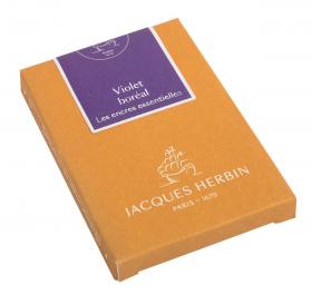 11073JT Herbin "Essential" Ink Cartridges Violet Boreal