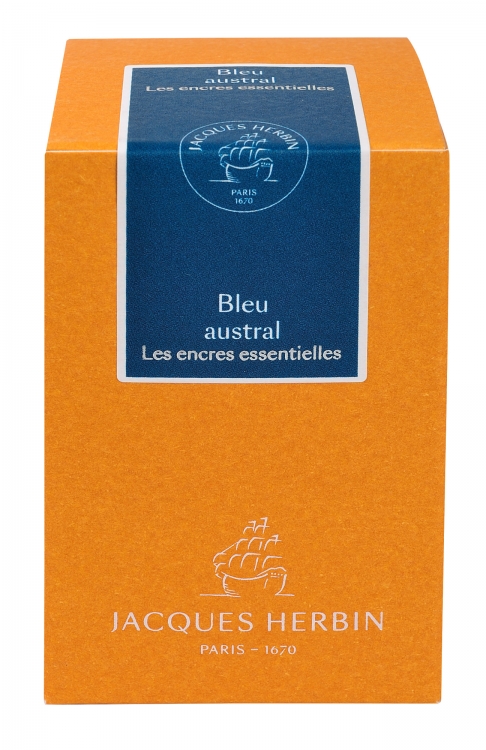 13116JT Herbin "Essential" Bottled Ink 50ml - Bleu Austral