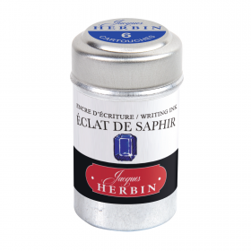 20116T_Fountain Pen Ink Cartridges - Eclat de Saphir (Sapphire Blue) 