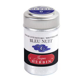 20119T_Fountain Pen Ink Cartridges - Bleu Nuit (Midnight Blue) 