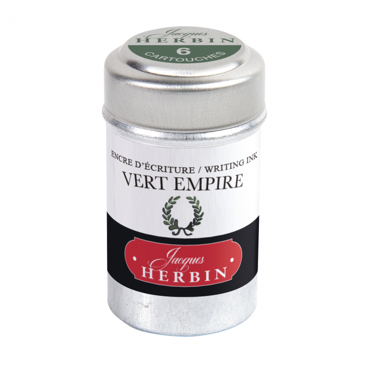 20139T_Fountain Pen Ink Cartridges - Vert Empire (Empire Green)