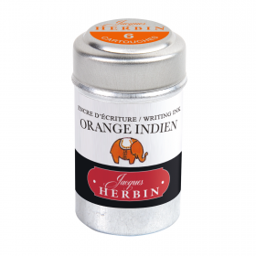 20157T_Fountain Pen Ink Cartridges - Orange Indien (Indian Orange) 