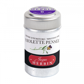 20177T_Fountain Pen Ink Cartridges - Violette Pensee (Pensive Violet) 