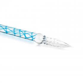 217/14 Straight Glass Pen Bleu Calanque Detail