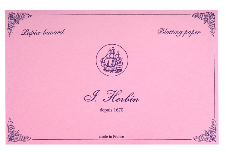 H255/60 Herbin Blotter Paper - Pink