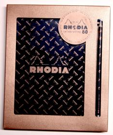 16080 Rhodia 80th Anniversary Gift Box 6 x 8 ¼ - Front