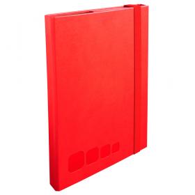 59662 Exacompta Portable Case File Folder - Red (side)