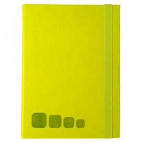 59663 Exacompta Portable Case File Folder - Lime Green