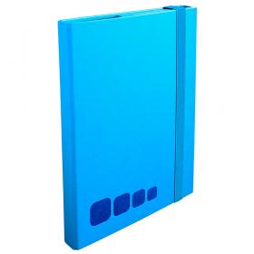 59664 Exacompta Portable Case File Folder - Turquoise (side)