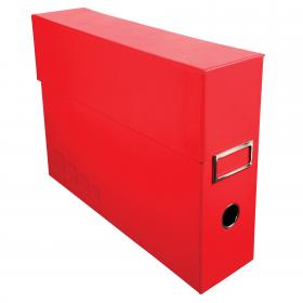 59962 Exacompta Offissimo Library Desk Top File Box - Red