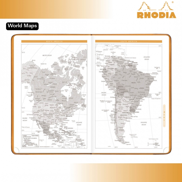 Rhodia Maps Spread