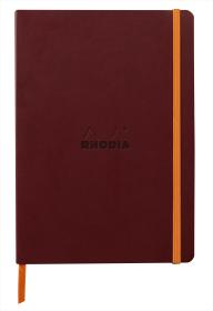 117370C_117436C_Rhodiarama Softcover Notebooks Burgundy_face