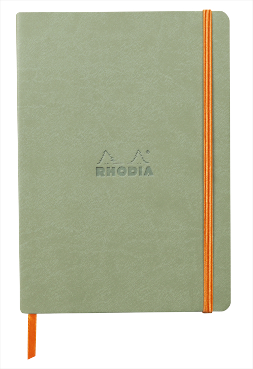117375C_117441C_Rhodiarama Softcover Notebooks Celadon_face